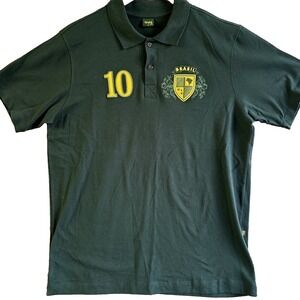 Brazil Polo Trilha Mix Size L Green Shirt Embroidered Retro